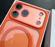 玄皇适用iphone17promax手机壳苹果17pro新款透明磁吸镜头全包保护套硅胶磨砂软边框Ai相机按键男女款 【星宇橙】镜头全包丨相机按键保护丨超强防摔 iPhone17promax【赠无黑边康 实拍图