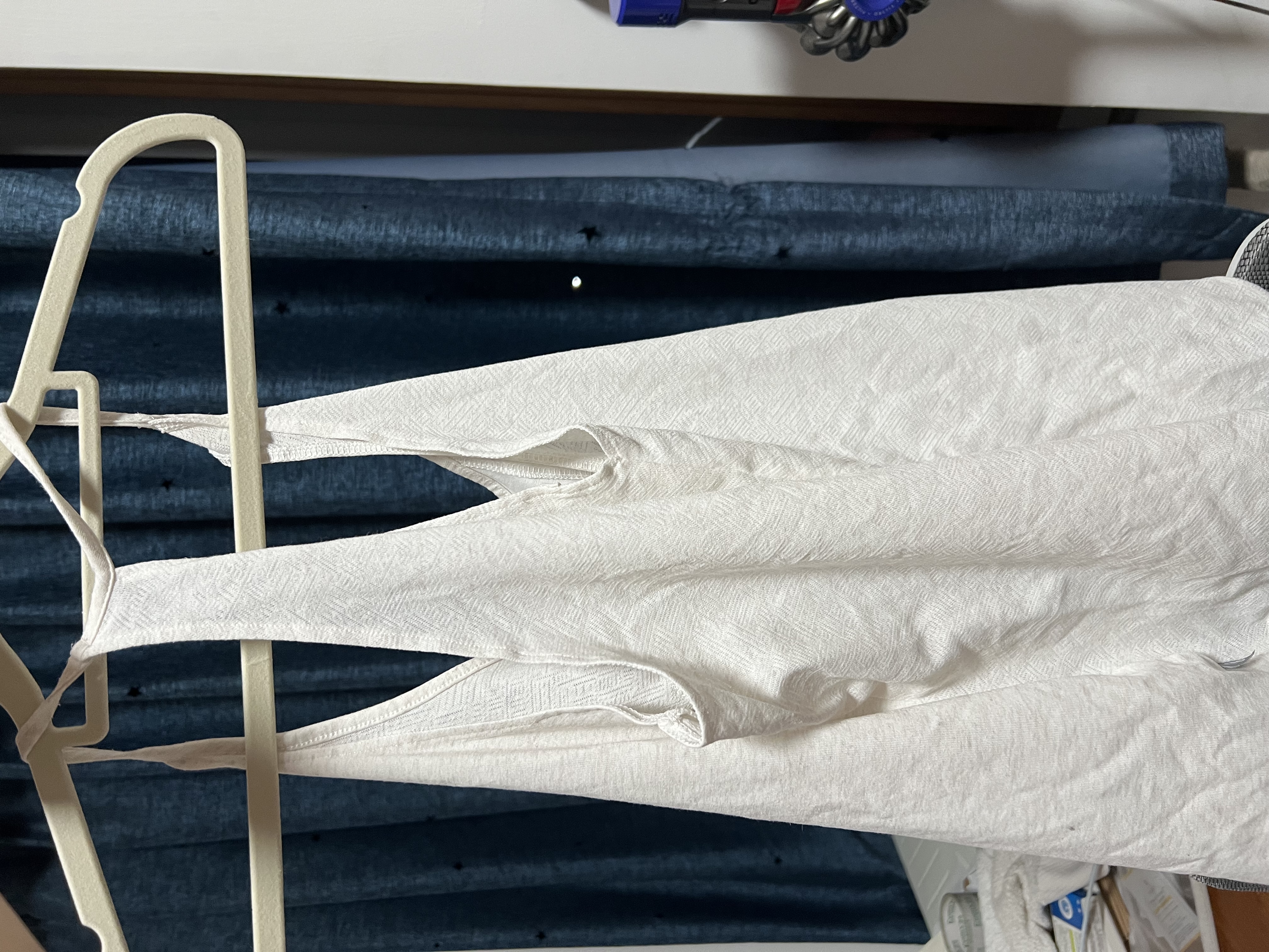 迪卡侬背心女春夏棉宽松户外徒步健身跑步运动T恤亲肤透气NH500 白色 L 实拍图