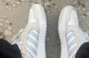adidas「寻光者」SPIRITAIN 2.0厚底网面老爹鞋阿迪达斯轻运动   奶油白/浅猩红/金属银   41 实拍图