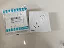 西门子（SIEMENS）开关插座 10A六孔电源插座 86型暗装 雅白色5UB29103NC01 实拍图