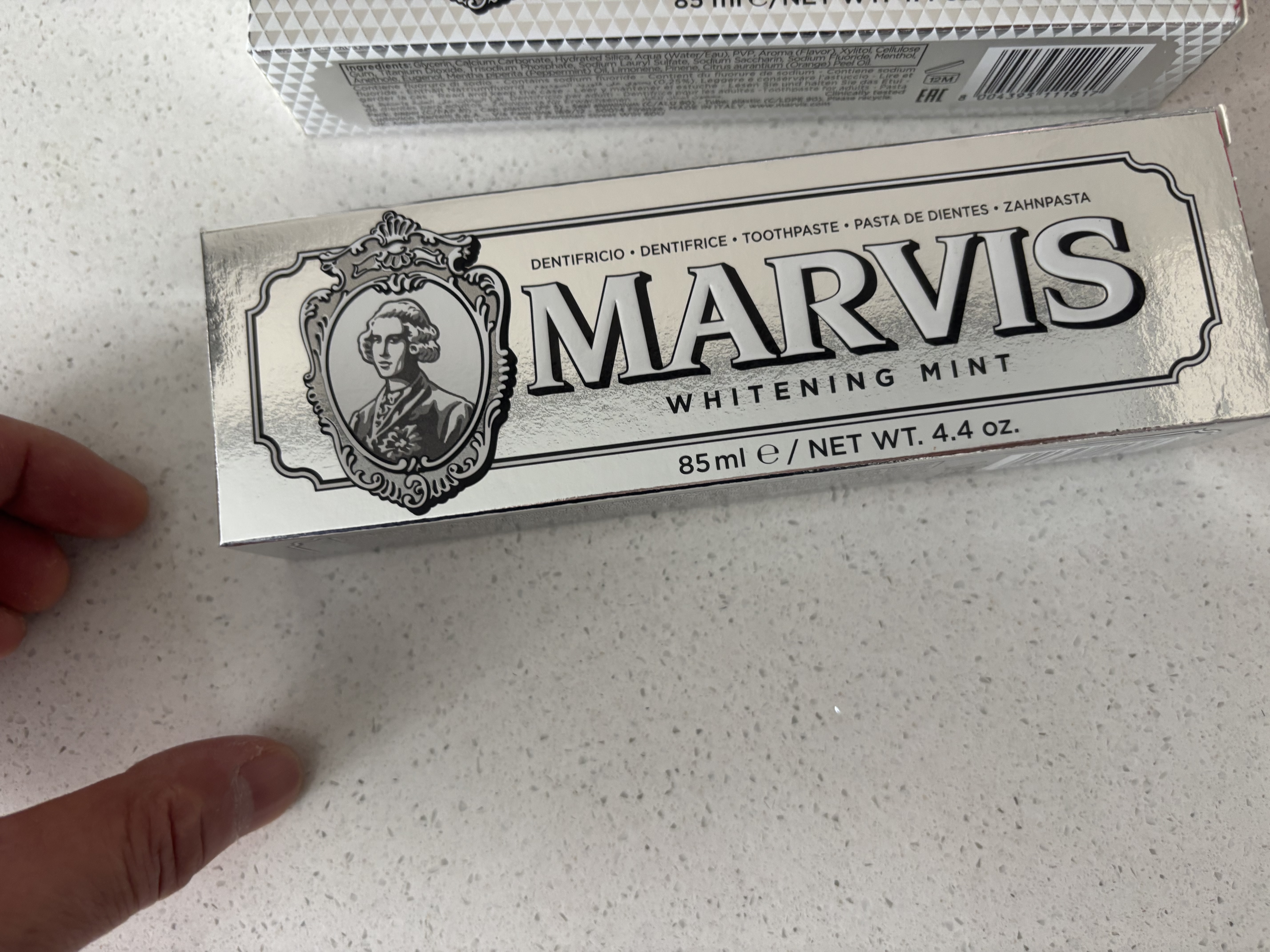 MARVIS玛尔仕牙膏85ml 意大利淡化烟渍薄荷玛尔斯牙膏亮白去黄 烟民推荐 实拍图