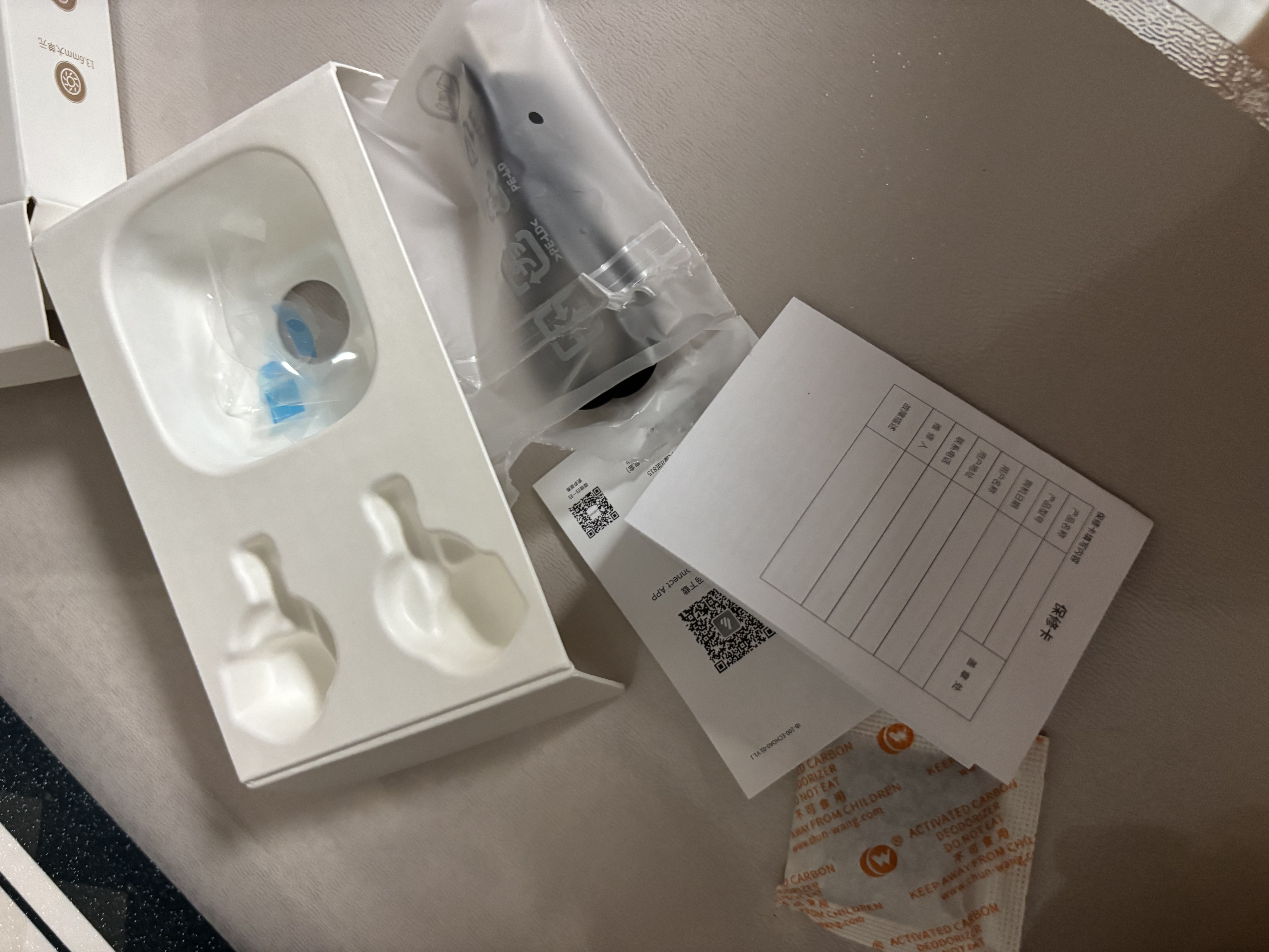 漫步者echoair爱可真无线蓝牙6.0耳机半入耳式通话降噪长续航同声传译适用全部手机耳塞耳机礼物 【定位防丢失+同声传译】Echo Air墨岩灰 实拍图