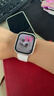 Apple/苹果 Watch S11 智能手表GPS款42毫米玫瑰金色铝金属表壳淡桃粉色运动型表带S/M MEUN4CH/B 实拍图