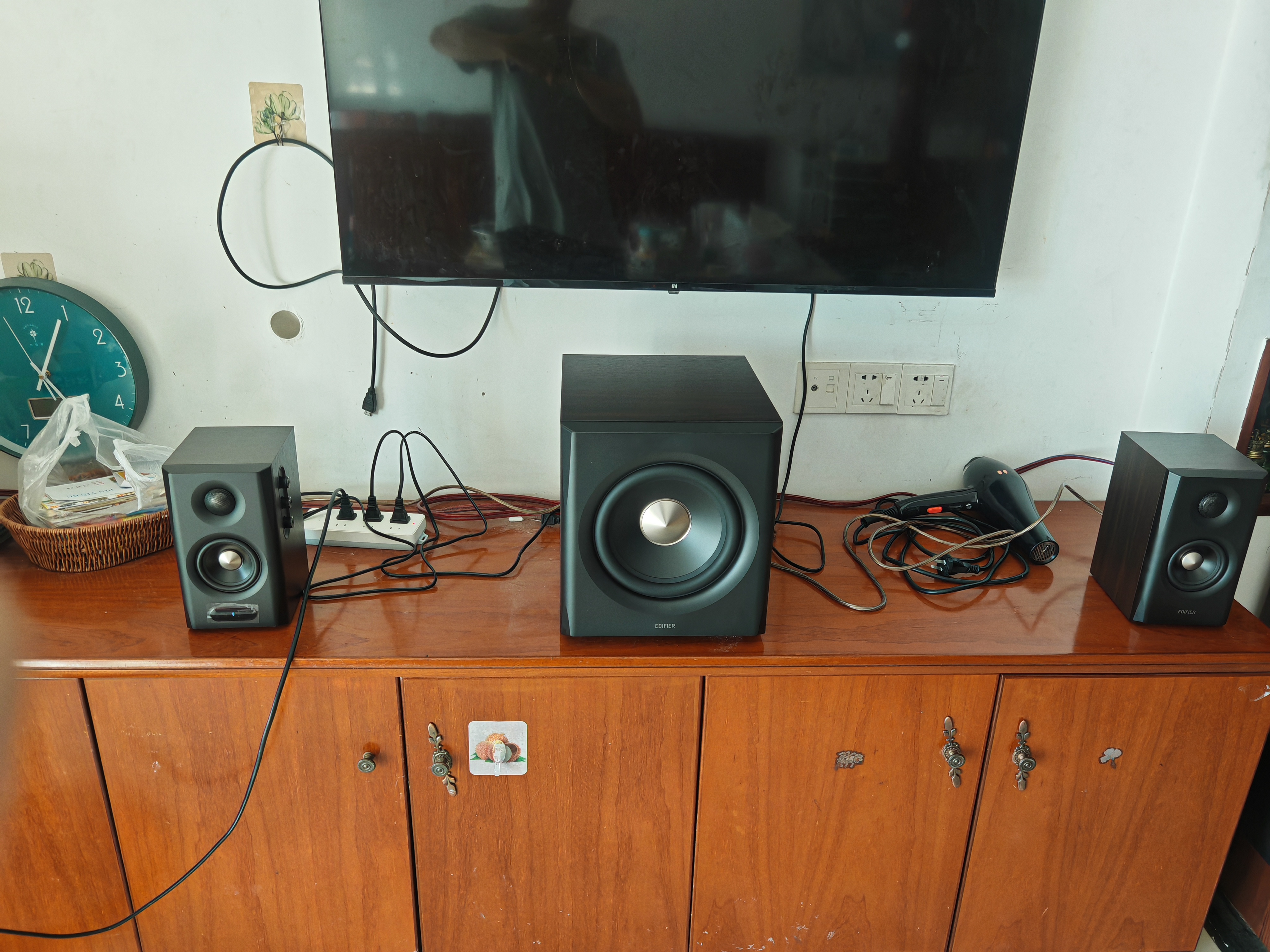 漫步者（EDIFIER）新品S201MKII 2.1有源音箱 蓝牙音箱 无线低音炮 Hi-Res双金标 蓝牙V6.0 电脑音箱 电视音响 实拍图