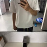 GENIOLAMODE短袖T恤男森馬集团纯色基础款宽松休闲纯棉五分袖舒适百搭t恤 实拍图