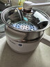 美的（Midea）电煮锅 小电锅 不锈钢0涂层电热锅 宿舍小锅多功能锅 1.6L学生寝室一体泡面小火锅XZC2017G 配蒸笼 实拍图