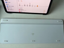 罗技（Logitech）时尚系列 K580 无线蓝牙键盘 办公键盘 便携超薄 笔记本键盘 平板键盘 芍药白 101键 实拍图