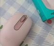 罗技（Logitech）M196 无线蓝牙鼠标 办公鼠标 笔记本商务办公家用 小巧便携 对称手型 石墨灰 实拍图