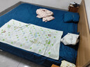全友家居 北欧原木风主卧室家用双人大床1.8米x2米现代简约板式床家具 实拍图