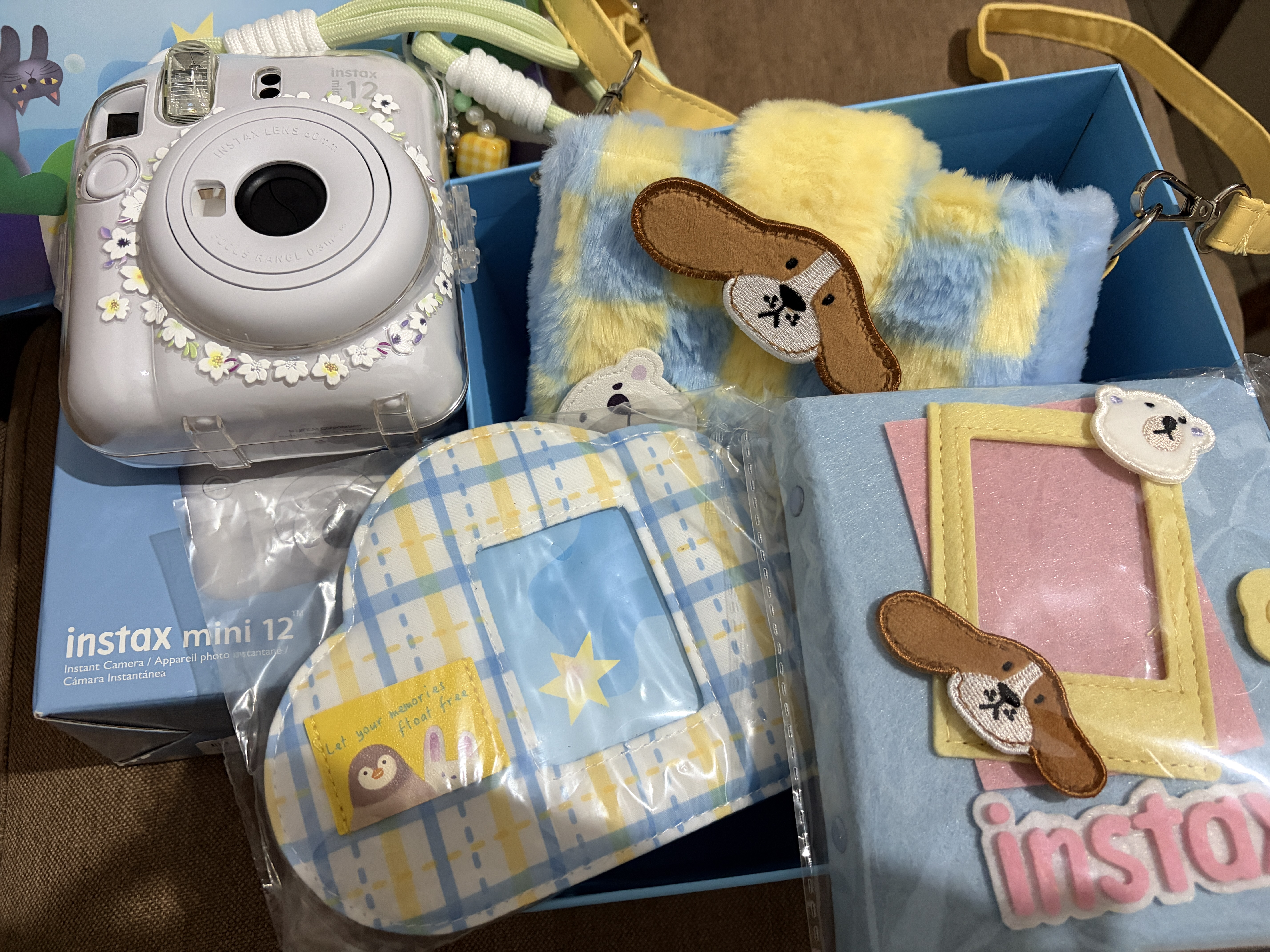 富士（FUJIFILM）instax 拍立得mini12 一次成像相机 mini11/41三寸相纸 生日礼物 开学送礼奖品  【刮刮乐抽相纸】 Mini12 茉莉白【用户优选】 官方标配+漂浮时刻礼盒 实拍图