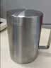 美厨（MAXCOOK）316不锈钢水杯 双层泡茶杯口杯儿童学生带盖手柄400ml  MCB1112 实拍图
