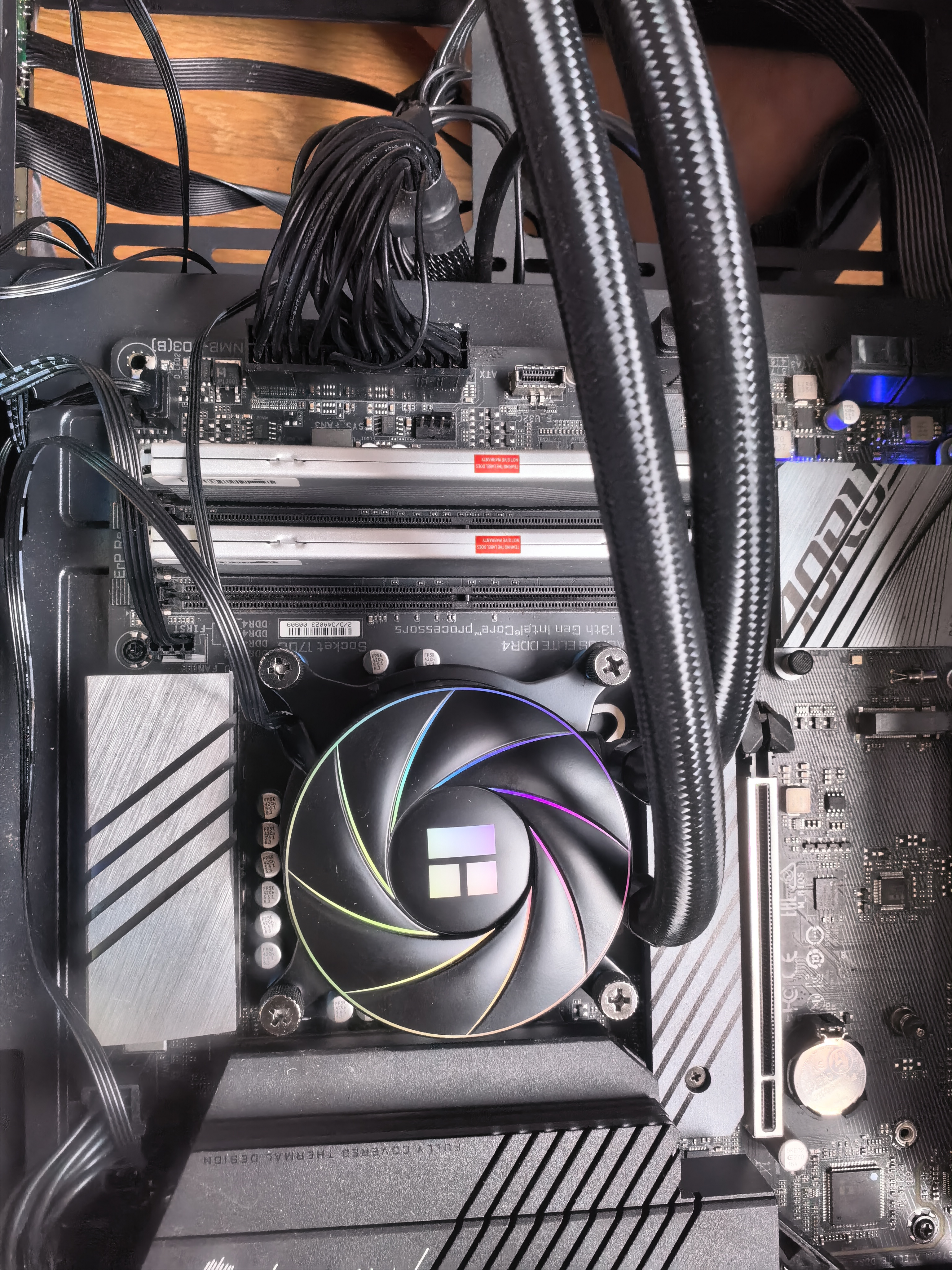 利民（thermalright）Aqua Elite 360  ARGB 一体式水冷散热器日蚀幻彩光效 全金属扣具ARGB冷头 AE360 ARGB 实拍图