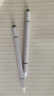 马卡龙渐变色双头触控笔二合一圆盘触屏笔手机平板手写笔剪辑绘画电容笔 【磁吸三合一电容笔-白色】可吸附平板 2支装 实拍图