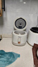 美的（Midea）电饭煲小型1-2-3人小容量迷你家用电饭锅白玉晶釜上盖可拆卸微压智能多功能MB-JA122礼品团购 实拍图