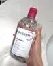 贝德玛（BIODERMA）【七夕情人节礼物】粉水敏感肌洗卸温和不伤肤卸妆水500ml*2 实拍图