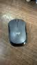 罗技（Logitech）M220 轻音鼠标 无线鼠标 办公鼠标 对称鼠标 带无线微型接收器 灰黑色 实拍图