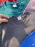 凡客诚品vancl 短袖T恤全棉圆领夏装男女同款 藏蓝 3XL （建议180-210斤） 实拍图