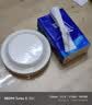 京东京造 一次性盘子餐具 食品级烧烤露营甘蔗浆餐盘6英寸*32只 实拍图