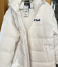 FILA 斐乐官方情侣羽绒服冬时尚休闲连帽上衣男女同款保暖外套 实拍图