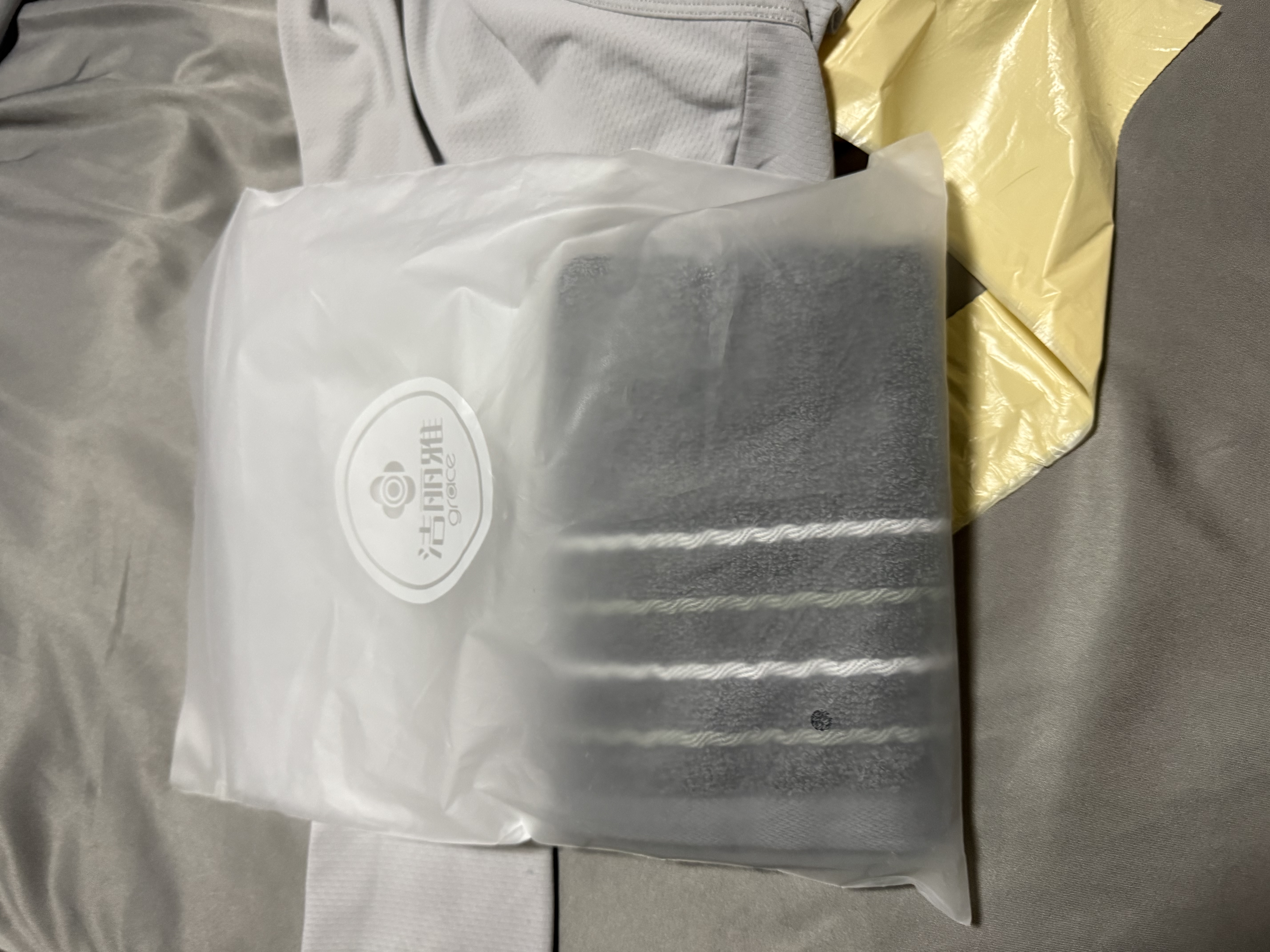 洁丽雅（Grace）纯棉10A级抗菌防螨全棉毛巾男士洗脸毛巾2条装吸水洗澡擦脸巾运动 实拍图