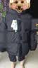 左西男童红色羽绒服冬季2026新款儿童三防加厚保暖外套潮 黑色 160 实拍图