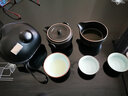 古石尊  旅行茶具套装便携包快客杯陶瓷一壶三杯迷你小套随行装功夫茶具 晓山石快客带包 实拍图