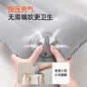 南极人（Nanjiren）充气腰靠旅行按压式u型枕户外便携护腰枕头飞机长途久坐腰托 实拍图
