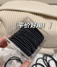 优家（UPLUS）黑色一字夹发夹波浪夹【125根】小黑夹隐形发卡子刘海碎发夹 实拍图