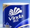 维达（Vinda）有芯卷纸 蓝色经典4层180克*30卷 加厚纸巾卫生纸卷筒纸 整箱 实拍图