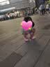 牧萌儿童雨鞋男童女童防水立体宝宝防滑耐磨卡通雨靴 粉色独角兽 16码 实拍图