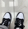 耐克NIKE七夕男休闲板鞋 DUNK 运动鞋HF5441-100黑白41 实拍图