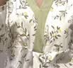 雅特茂[带胸垫]月子服纯秋冬产后棉孕妇产妇待产喂奶哺乳衣家居服 1470柠檬兔-夏透气棉-送可拆胸垫 L 实拍图