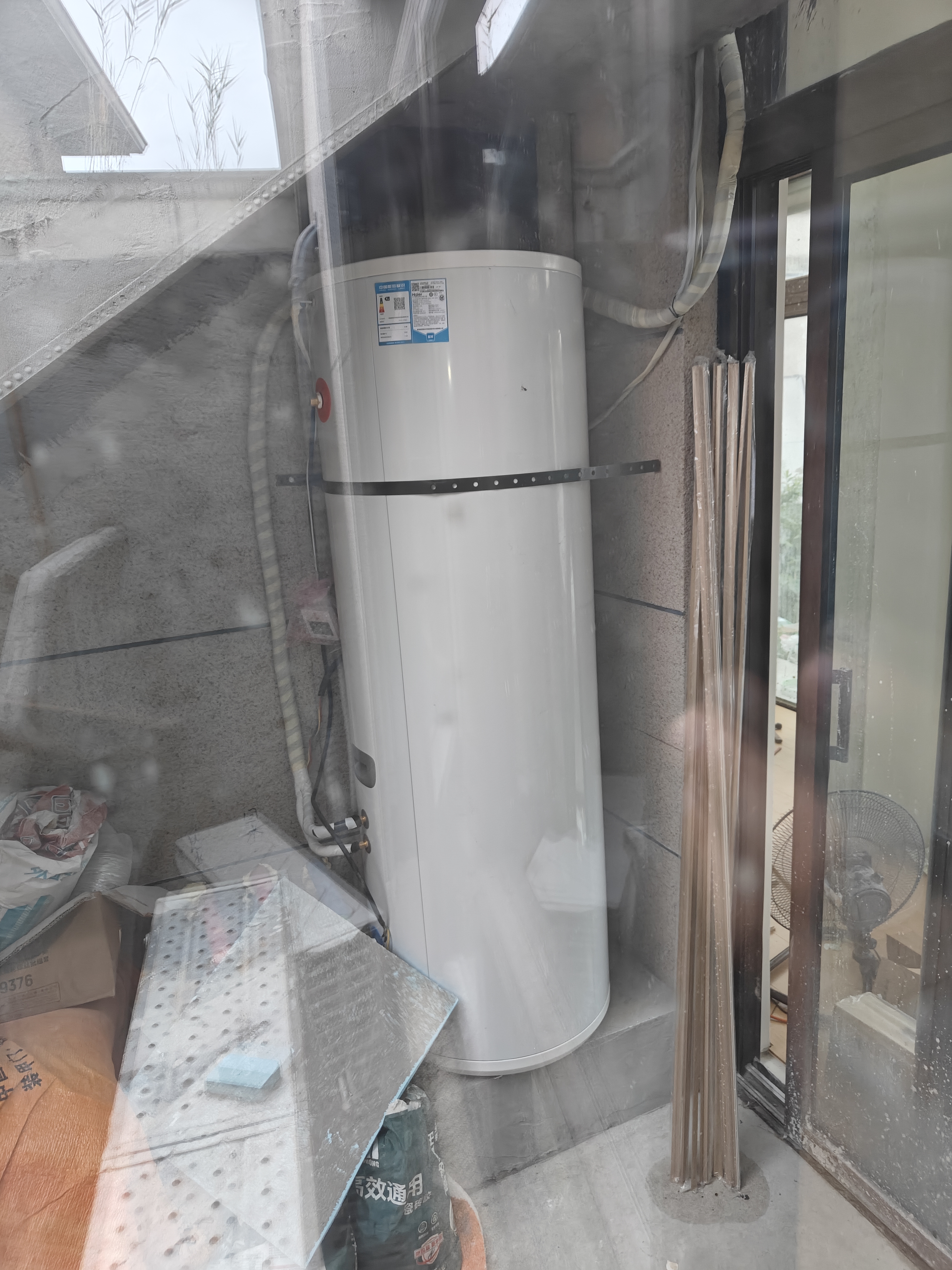 海尔（Haier）【小蓝瓶N7PRO】空气能热水器300升电辅变频一级能效家用空气源热泵 AI节能 国家补贴 实拍图