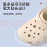 京东京造【专业防滑】eva洞洞鞋夏季包头凉鞋沙滩溯溪凉拖男卡其色42-43 实拍图