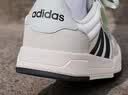 adidas「T头鞋」VL COURT 2.0复古休闲板鞋德训鞋阿迪达斯轻运动 汉玉白/蓝色/金色 (推荐女生买小半码)   36.5 实拍图