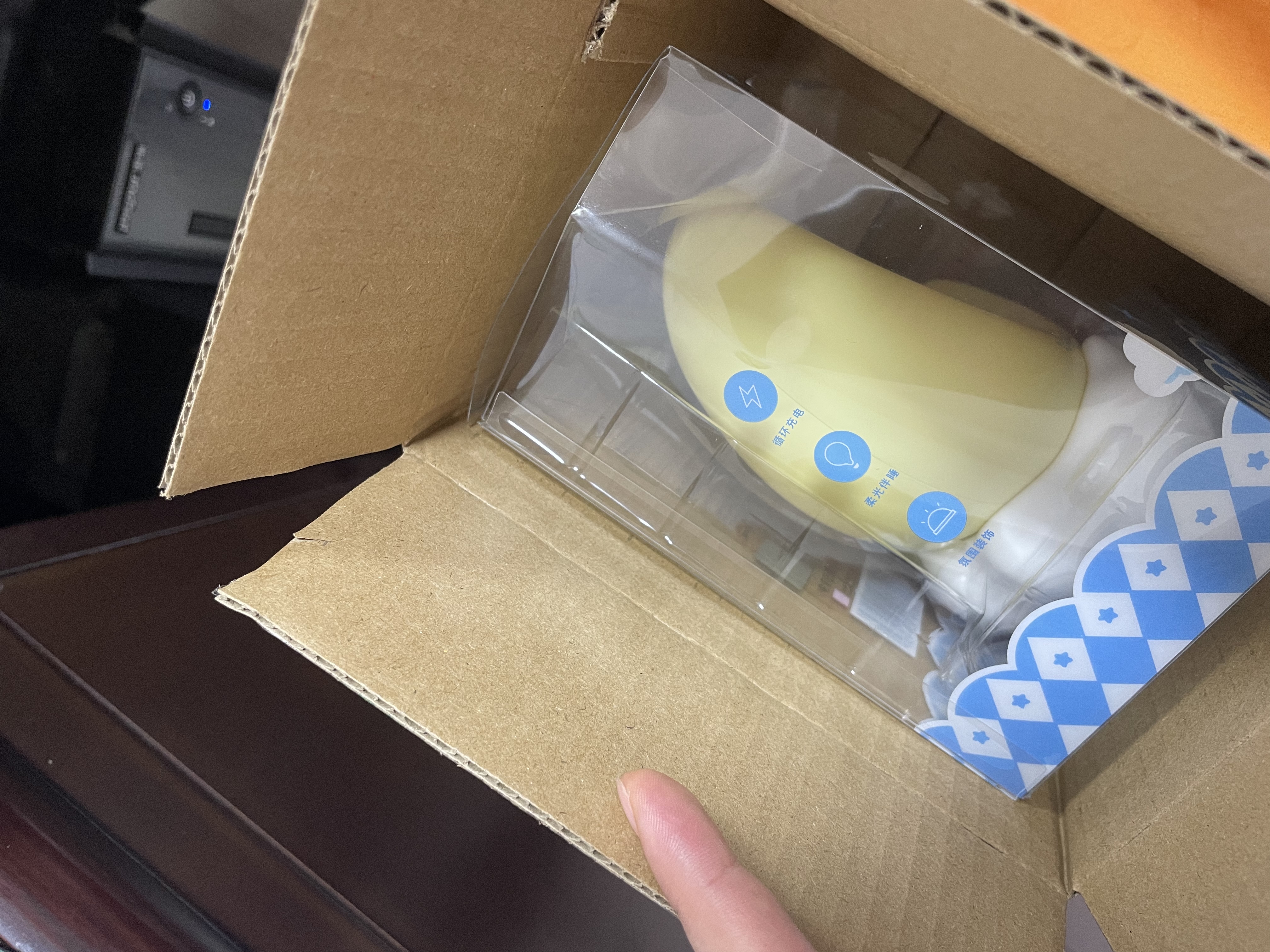 名创优品（MINISO）Cinnamoroll月芽甜梦LED发光摆件小夜灯卧室床头灯家居 生日礼物 实拍图