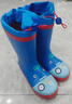 柠檬宝宝儿童雨鞋高筒女童男孩防水防滑橡胶雨靴学生水鞋 蓝色机器人 28 实拍图