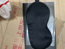 TA真丝眼罩桑蚕丝睡眠睡觉专用遮光重力深睡透气男女士助眠午睡黑色 实拍图