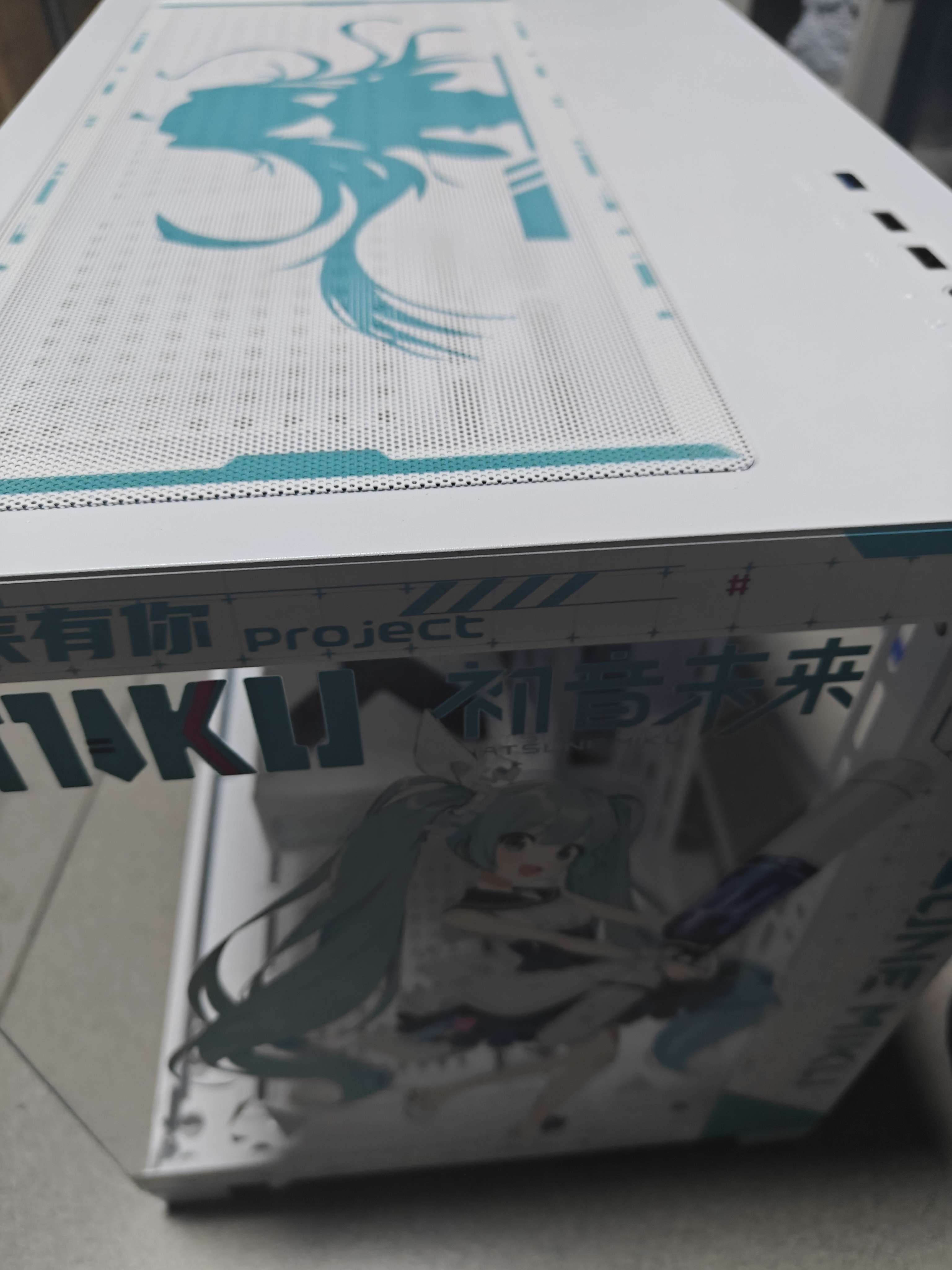 华硕天选5060/5060Ti显卡230F/245KF/14600KF组装电脑台式机主机3D游戏电竞DIY整机初音未来白色海景房 i5 14400F+华硕天选5060 配置四 实拍图