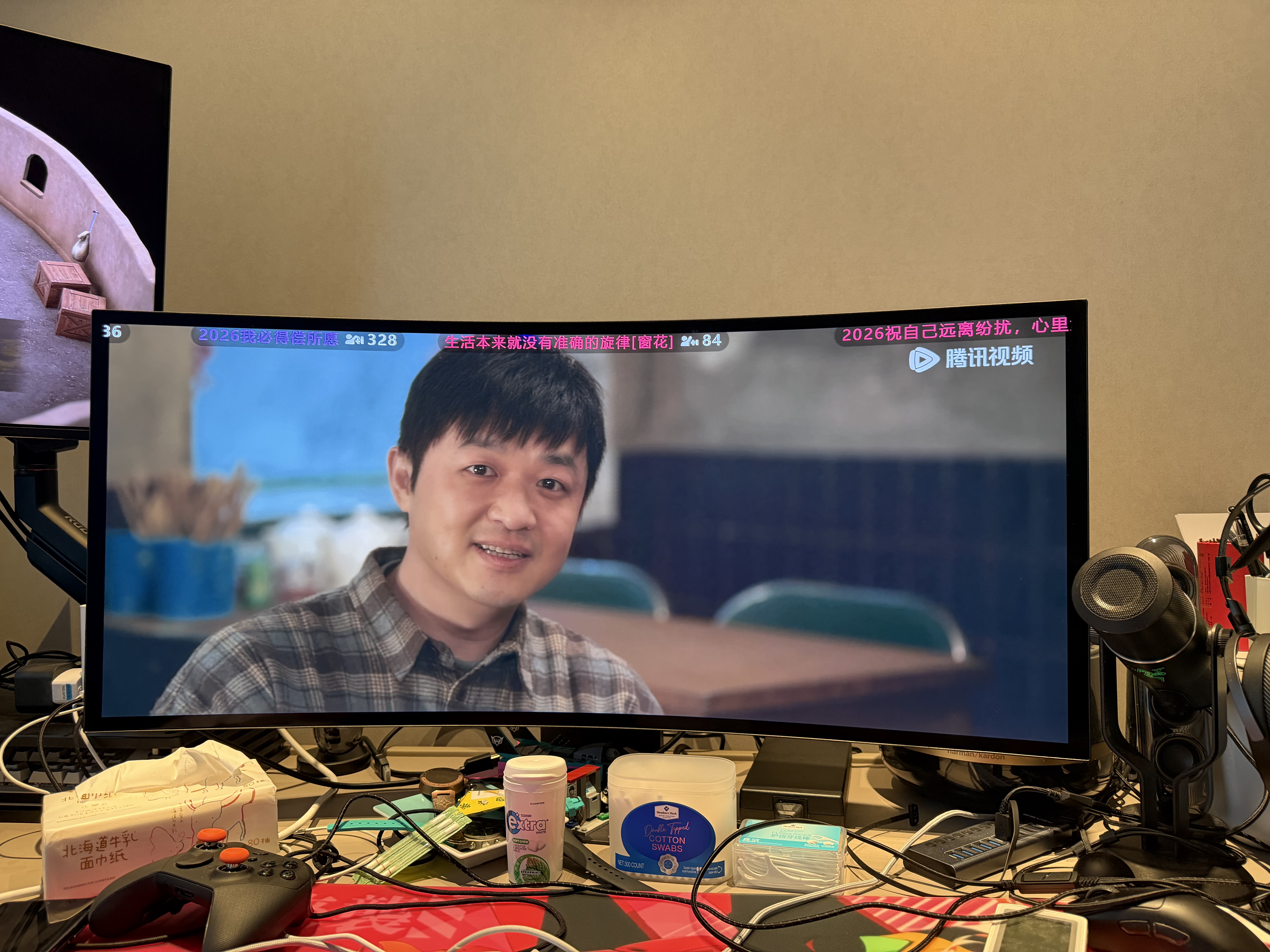 LG GX9 39英寸第四代5K2K电竞OLED显示器165Hz双模 DP2.1满血 Type-C 90W AI游戏显示器 39GX950B 实拍图