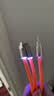 左屿5V2A慢充电头充电线数据线小功率电源适配器智能锁充电器锂电池手表专用typec安卓单usb口一拖三线 1.2米快充橙色 实拍图