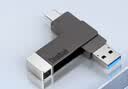 ThinkPad联想Thinkbook 128GB Type-C USB3.1 U盘 读速150MB/s 手机电脑 双接口 u盘办公商务优盘BU100 实拍图