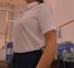 京东京造【全棉100支】女士衬衫短袖高端洋气衬衫夏季新款白色短袖M 实拍图