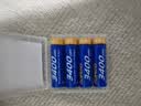 充电电池TPYE-C直充5号AA7号AAA大容量恒压1.5v充电电池 4节5号（送1充4电线+盒)（AOMIAO)黑色） 实拍图