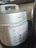 美的（Midea）有钛青瓷0涂层营养蒸电压力锅5L 智能预约多功能一体高压电饭锅MY-E5811G家用4-6人开盖火锅电饭煲 实拍图