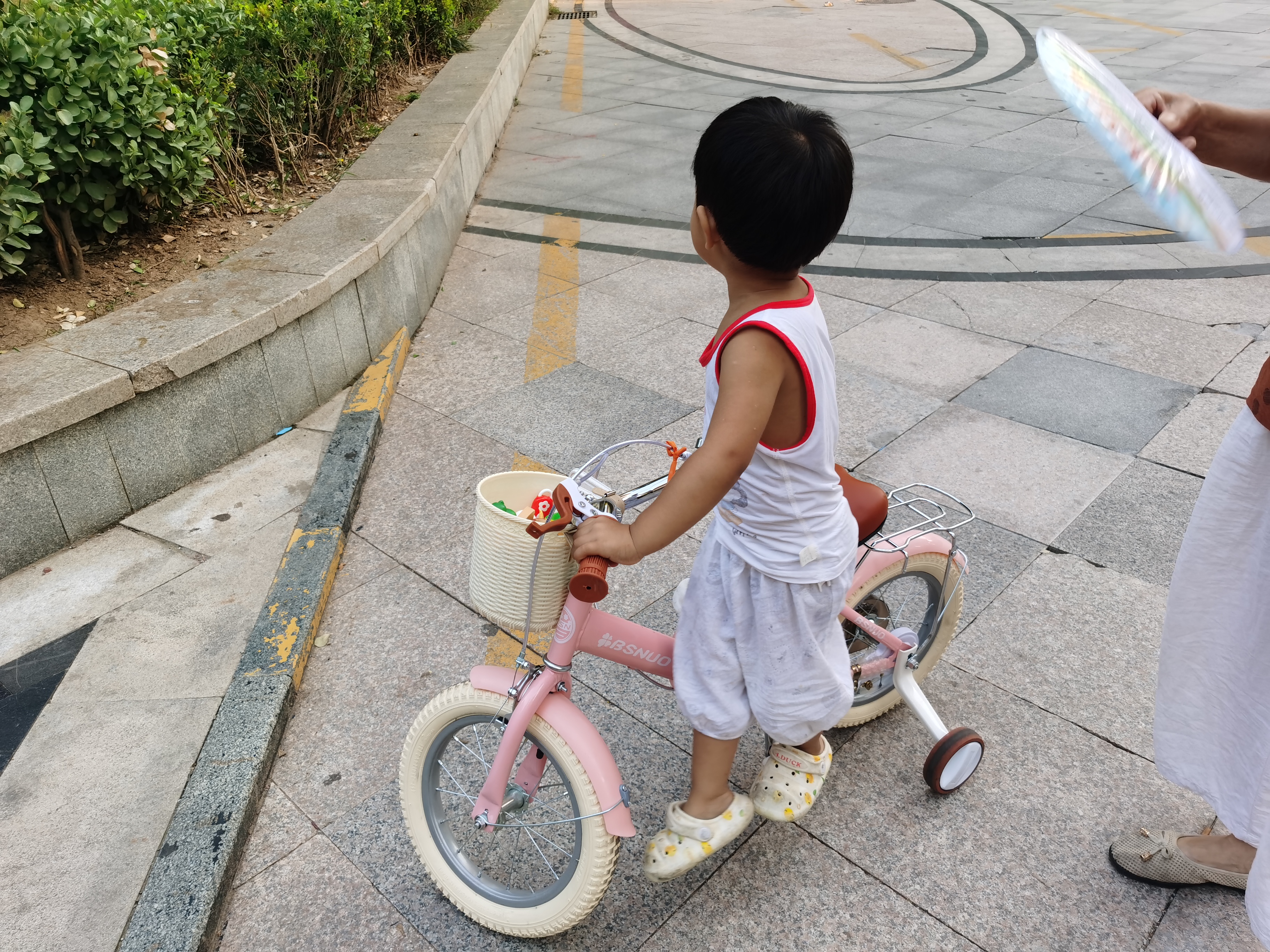 儿童自行车童车3-5-7-9岁男女复古英伦风折叠脚踏车12/14/16/18寸 14寸 折叠【公主粉】米胎后座礼包 实拍图