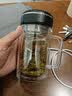 苏泊尔（SUPOR）双层玻璃杯男家用茶水分离杯商务高档把手杯办公泡茶水杯 实拍图