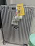SOO行李箱小型登机箱男出差短途女旅行拉杆箱密码皮箱杯架银色20英寸 实拍图