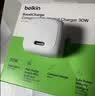 贝尔金（BELKIN）充电器 PD快充 苹果充电器40W便携充电头 手机iPhone/iPad充电头 C口电源适配器 白色 实拍图