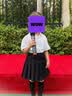 衣诺坊女童百褶裙演出服礼服英伦风短裙校园合唱服黑色西装校服园服六一 实拍图